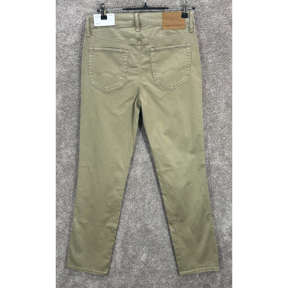 American Eagle Pants Mens 30X32 Tan Actual 30X31 Flex Soft Twill Straight NWT - Picture 4 of 8